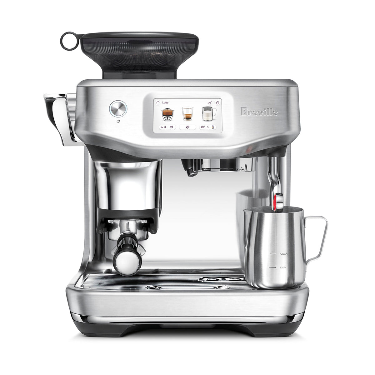 Breville Barista Touch Impress Automatic Espresso Machine with Grinder and Assisted Tamping – BES881