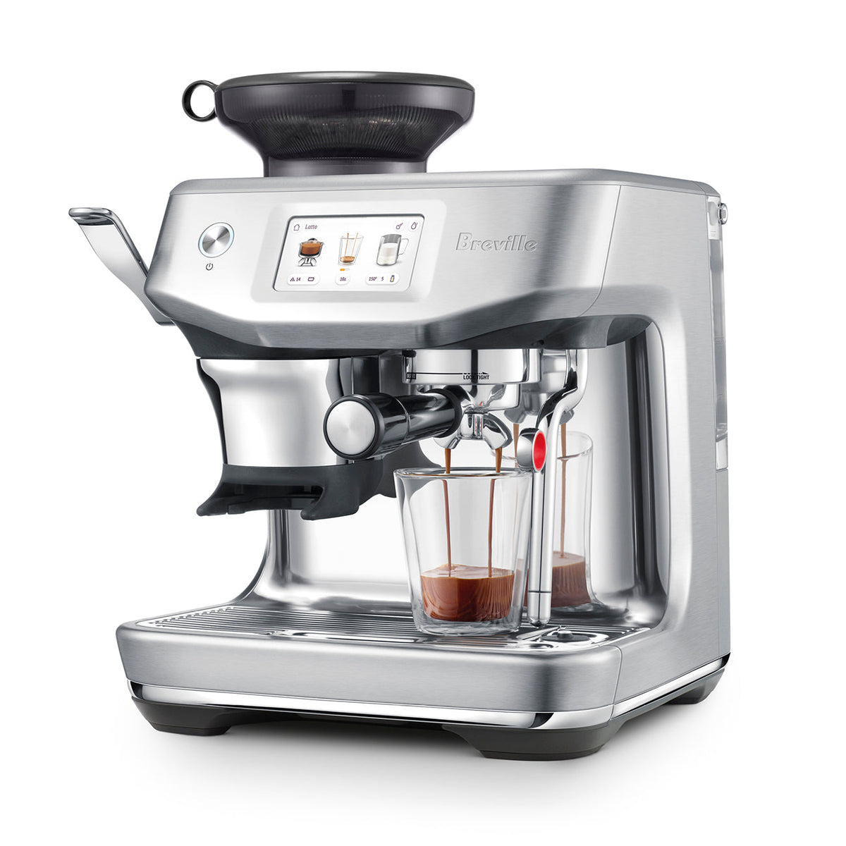 Breville Barista Touch Impress Automatic Espresso Machine with Grinder and Assisted Tamping – BES881