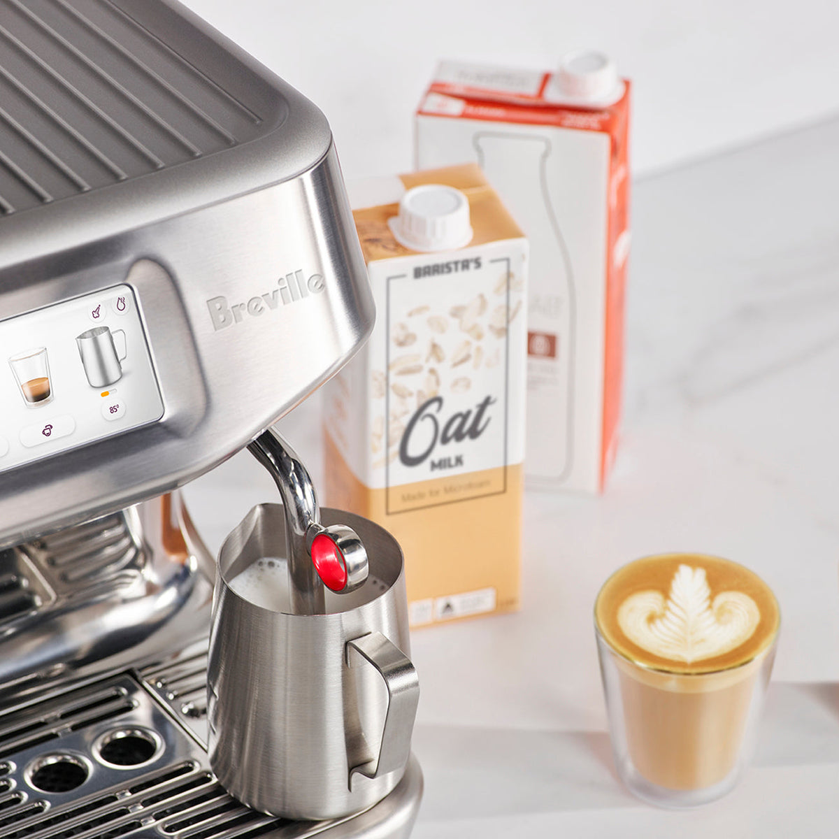 Breville Barista Touch Impress Automatic Espresso Machine with Grinder and Assisted Tamping – BES881