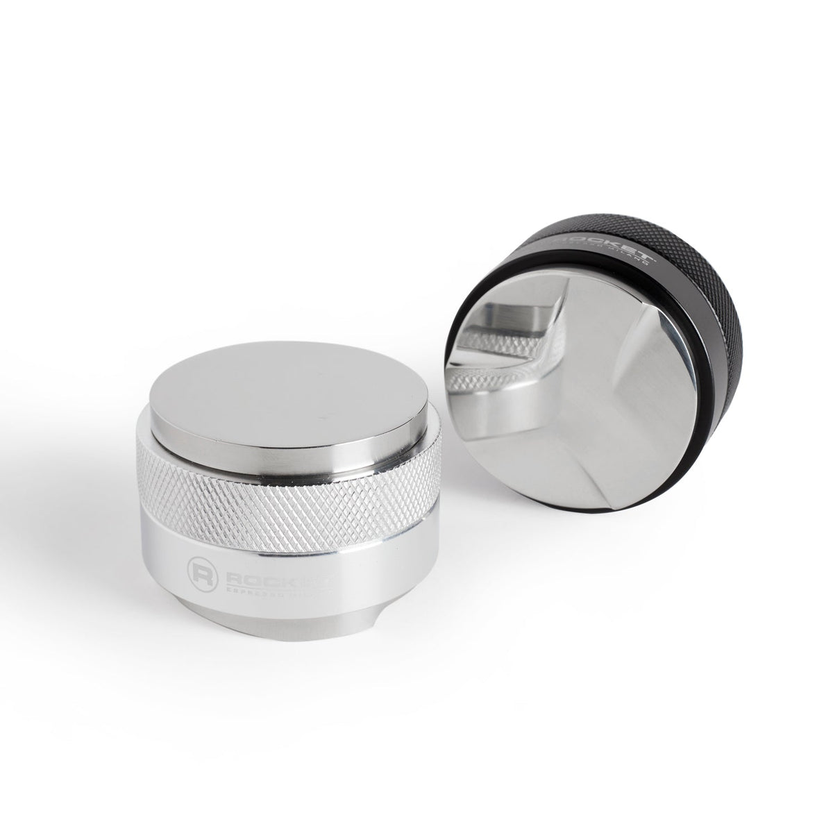 Rocket Espresso 2-in-1 Tamper and Coffee Distributor for 58mm Portafilters in Matte Black