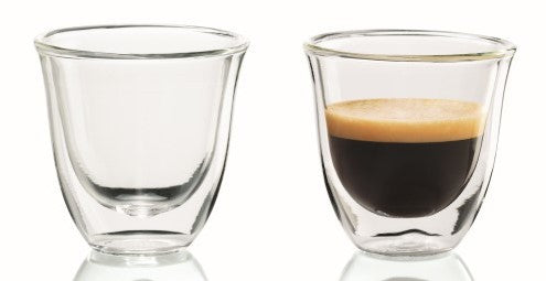De’Longhi Fancy Collection Double-Wall Coffee Glasses – 6 Mixed Glasses