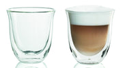 De’Longhi Fancy Collection Double-Wall Coffee Glasses – 6 Mixed Glasses
