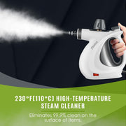 Handheld Pressurized Steam Cleaner with 12-Piece Accessory Set – product detail 5