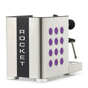 Rocket Espresso Appartamento TCA Heat-Exchange Espresso Machine in Stainless Steel with Black Stripe