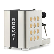 Rocket Espresso Appartamento TCA Heat-Exchange Espresso Machine in Stainless Steel with Black Stripe