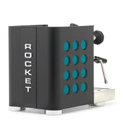Rocket Espresso Appartamento TCA Heat-Exchange Espresso Machine in Black with Black Stripe