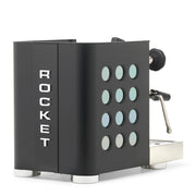 Rocket Espresso Appartamento TCA Heat-Exchange Espresso Machine in Black with Black Stripe