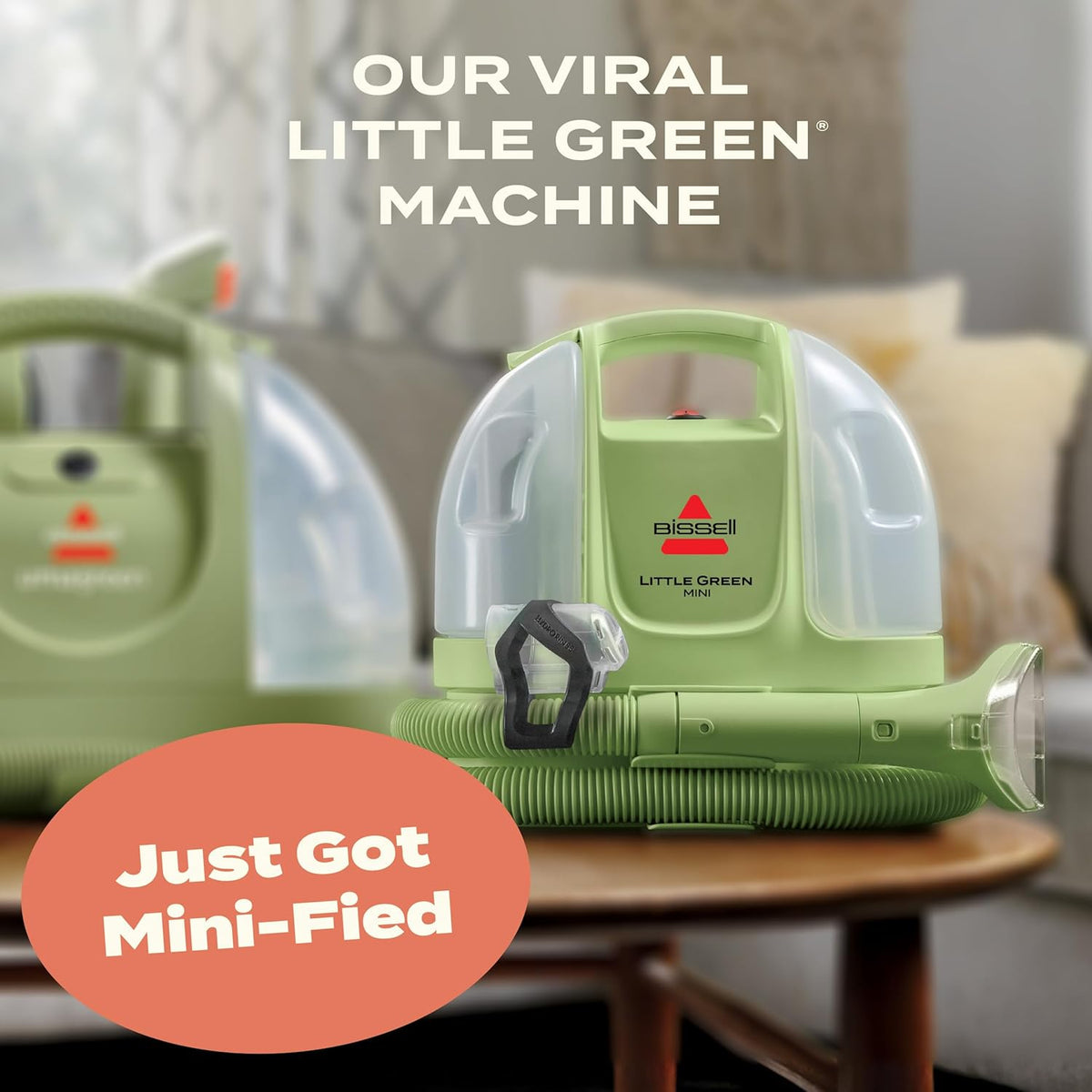 Mini Portable Carpet and Upholstery Spot Cleaner with 4 in Stain Tool – product detail 2