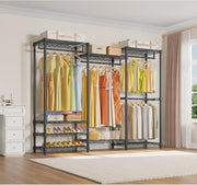 Heavy-Duty Modular Clothes Rack, 68.9 in Wide Carbon-Steel Closet Organizer – product detail 4