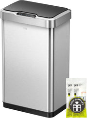 Touchless Motion Sensor Kitchen Trash Can, 50 L Stainless Steel – 