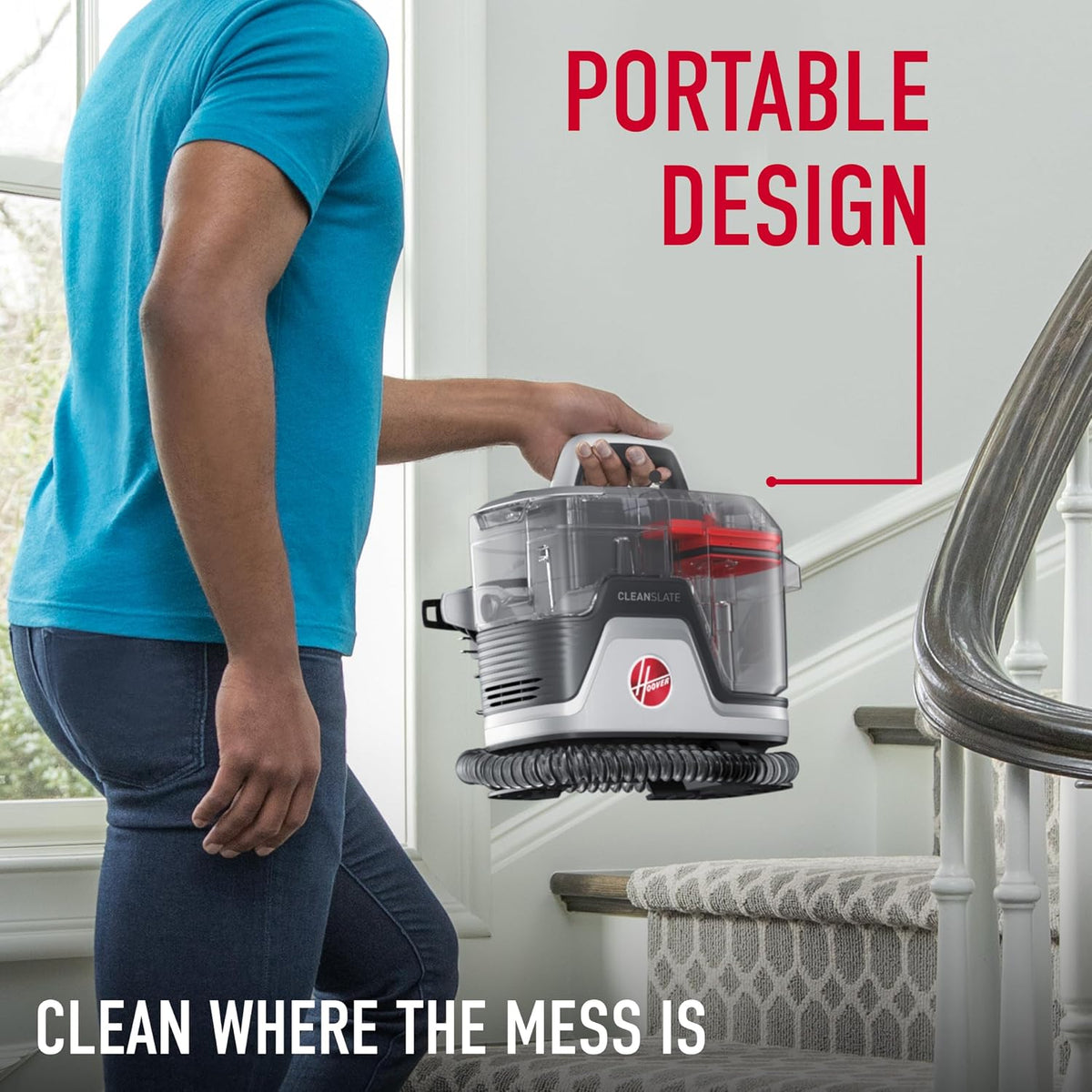 Portable Carpet and Upholstery Spot Cleaner with 40 oz Tank and 7 in Tool – product detail 2