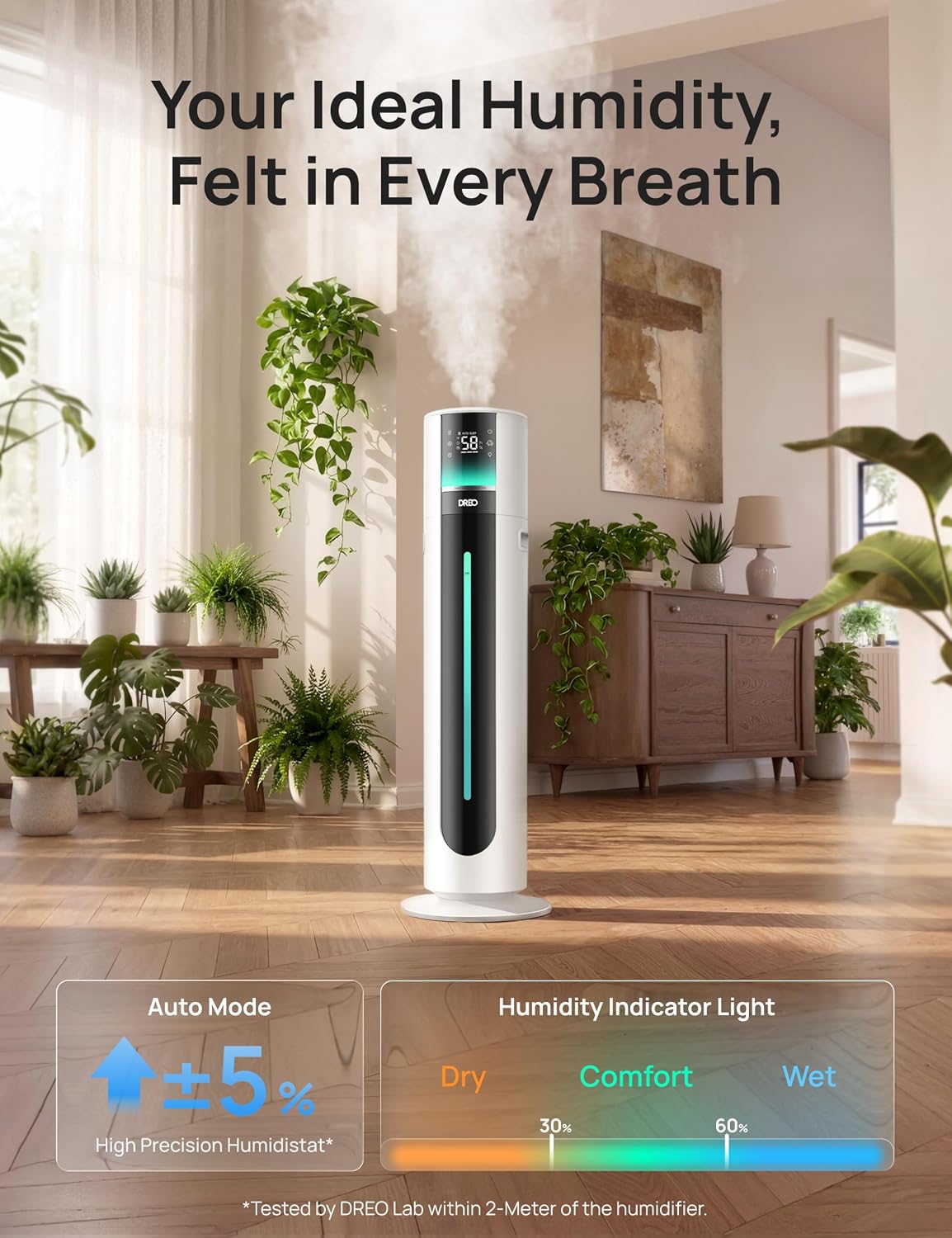 11 L Smart Room Humidifier with Top Fill, Remote Control and Aroma Tray – product detail 6