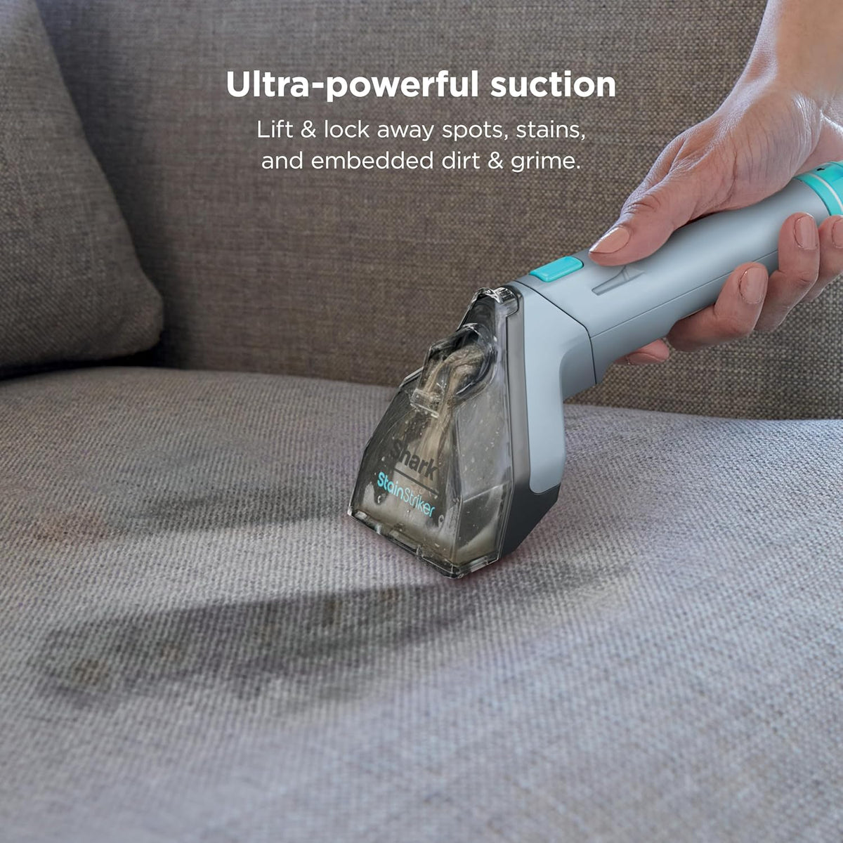 Portable Carpet and Upholstery Spot Cleaner with 4 Tools and Cleaning Solutions – product detail 5