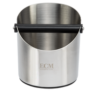 ECM Round Brushed Stainless Steel Espresso Knock Box