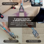Portable Carpet and Upholstery Spot Cleaner with 4 Tools and Cleaning Solutions – product detail 6