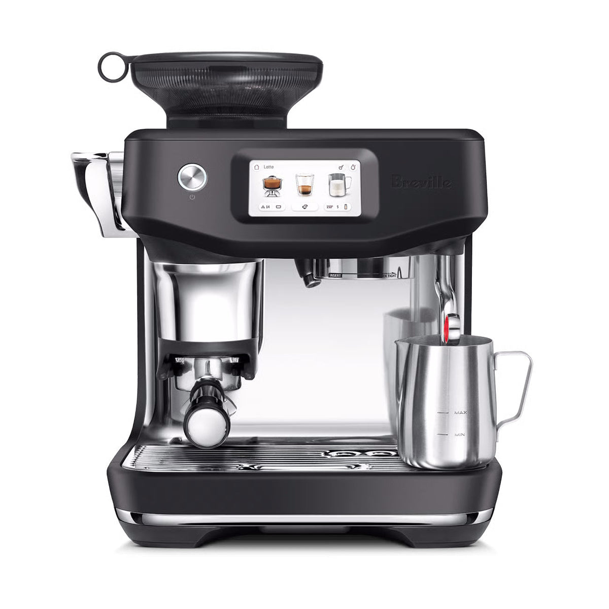 Breville Barista Touch Impress Automatic Espresso Machine with Grinder and Assisted Tamping – BES881