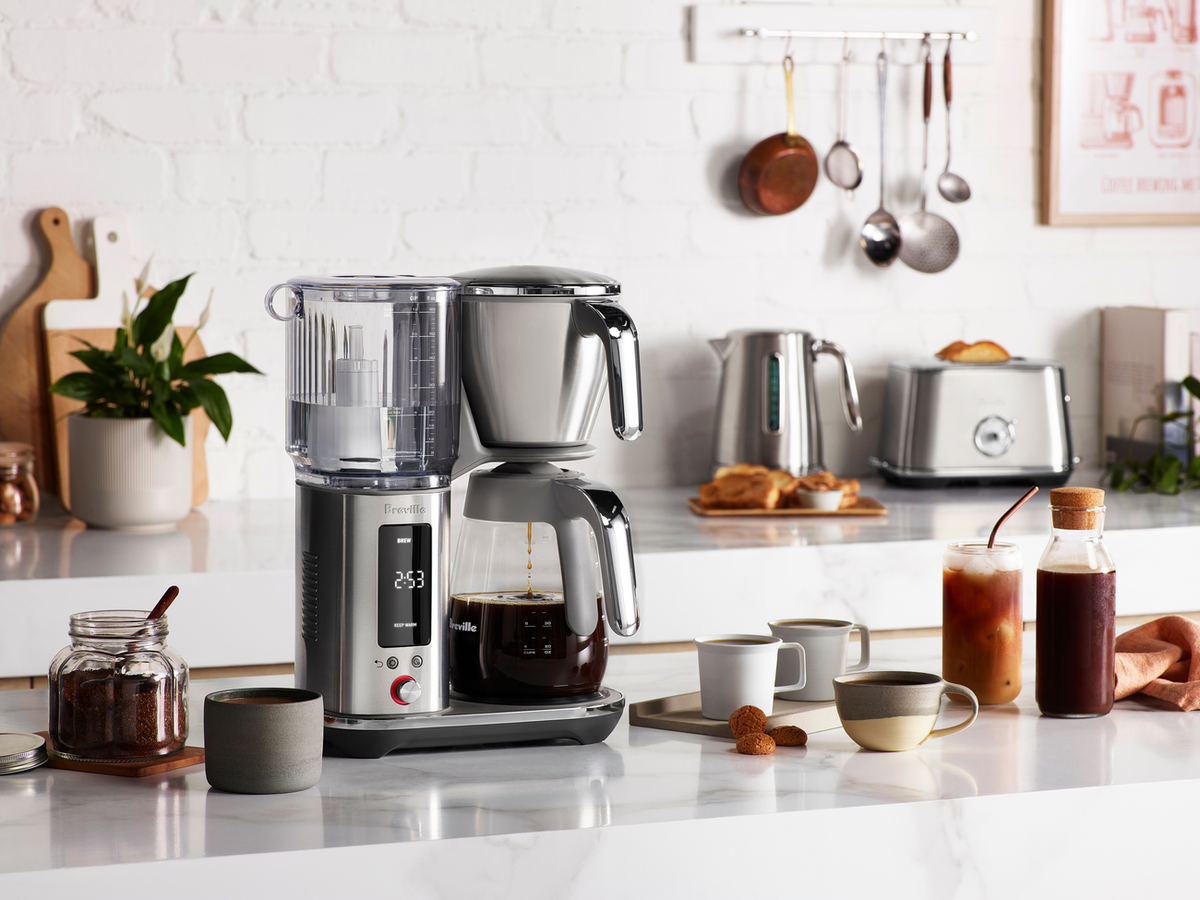 Breville Luxe Brewer Glass Drip Coffee Maker – 12-Cup, 60 oz