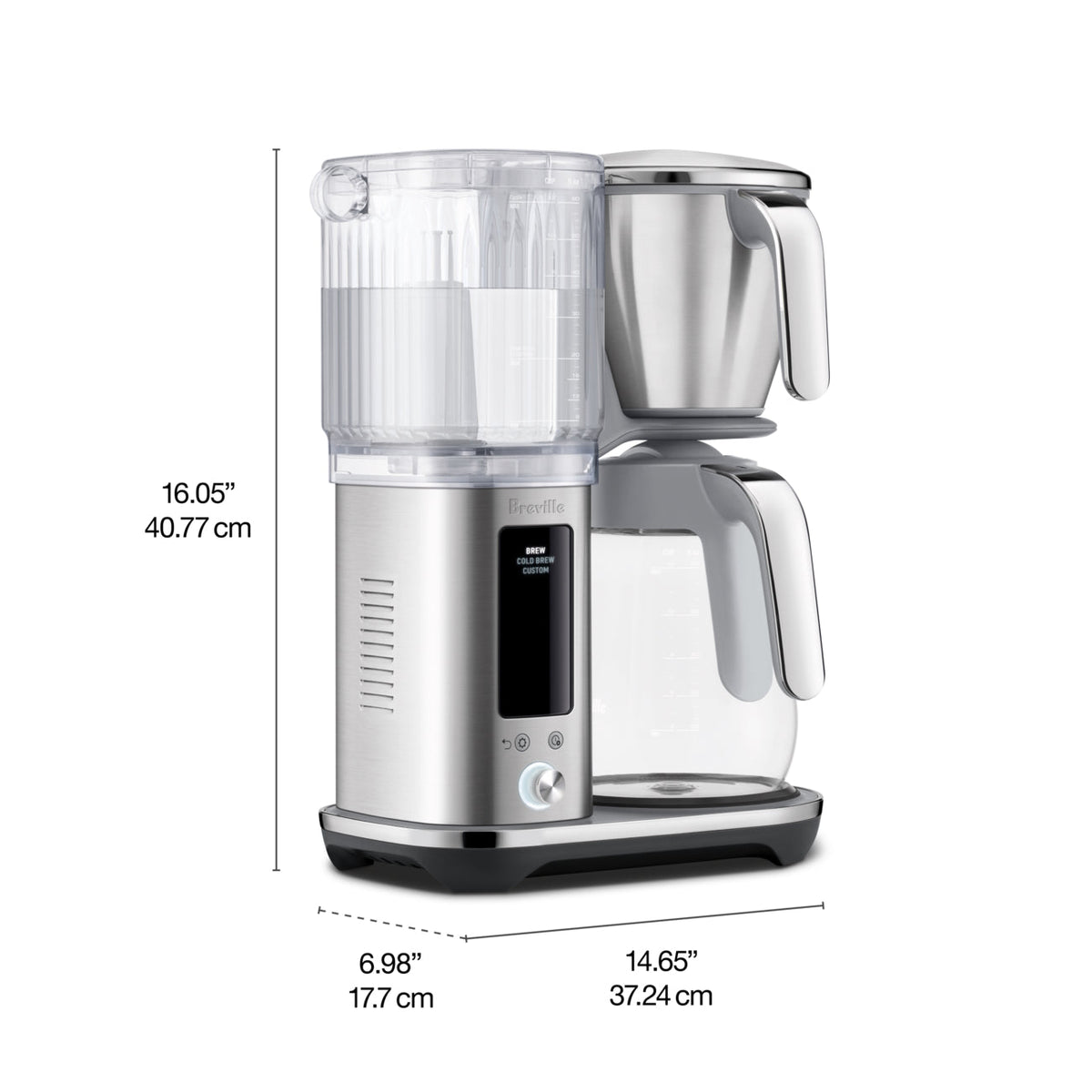 Breville Luxe Brewer Glass Drip Coffee Maker – 12-Cup, 60 oz