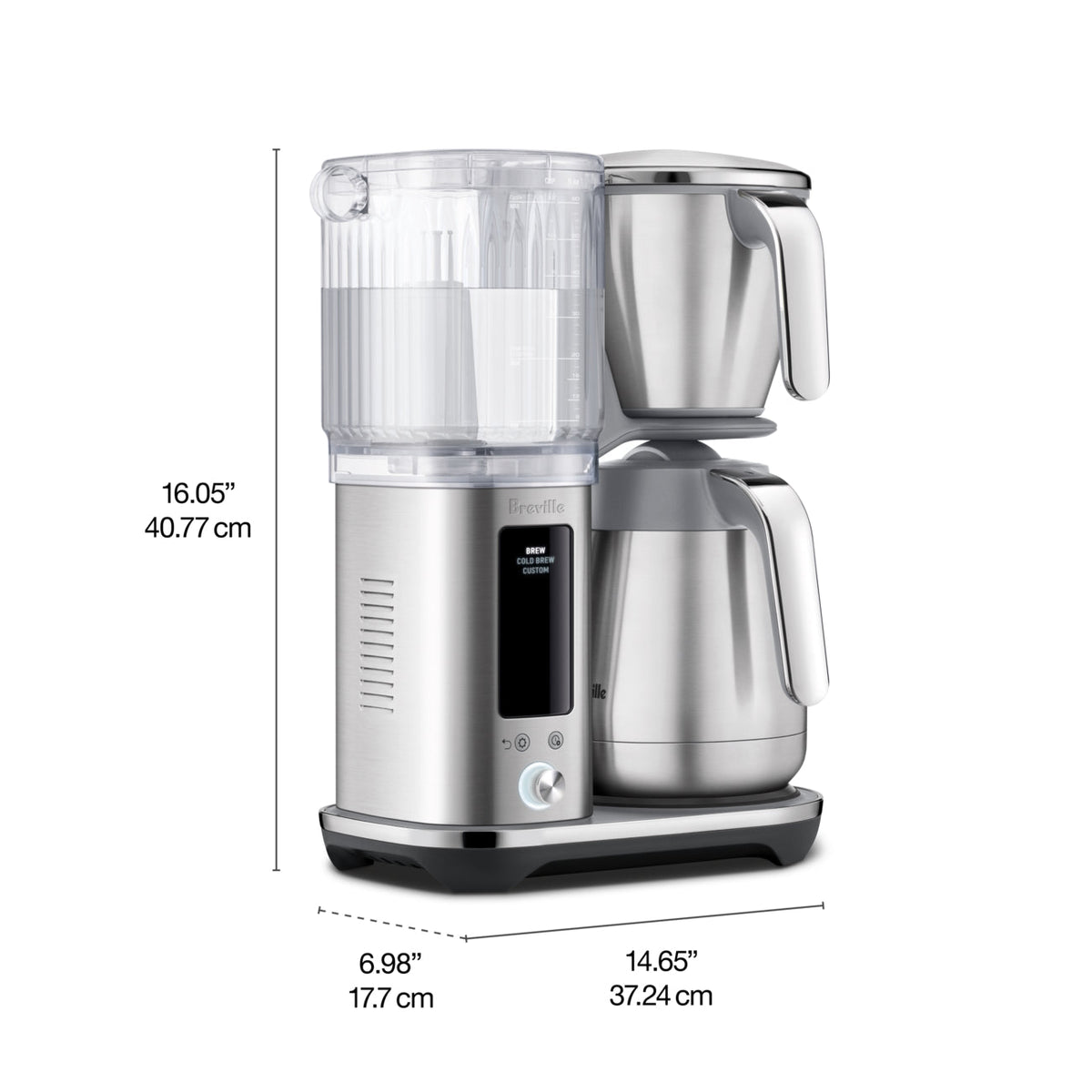 Breville Luxe Brewer Thermal Drip Coffee Maker – 12 Cup, 60 oz