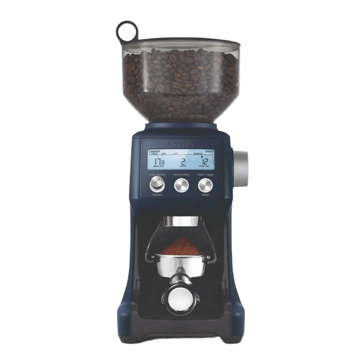Breville Smart Grinder Pro Conical Burr Coffee Grinder with 50–54mm and 58mm Portafilter Cradles