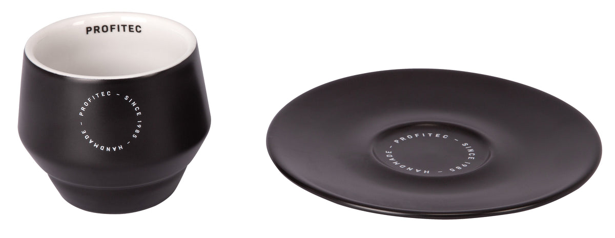 Profitec Pro Cups Double-Wall Cappuccino Cup with Saucer – 200 mL / 6.8 oz