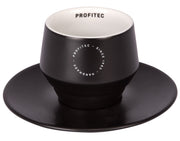 Profitec Pro Cups Double-Wall Cappuccino Cup with Saucer – 200 mL / 6.8 oz