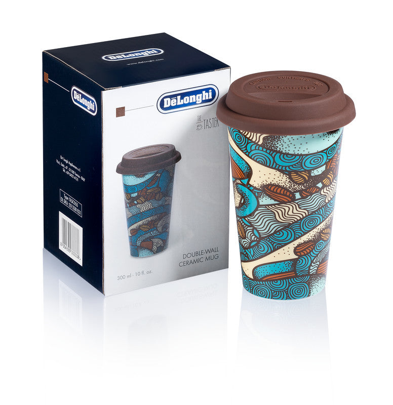 De’Longhi The Taster Insulated Travel Coffee Mug – 10 oz