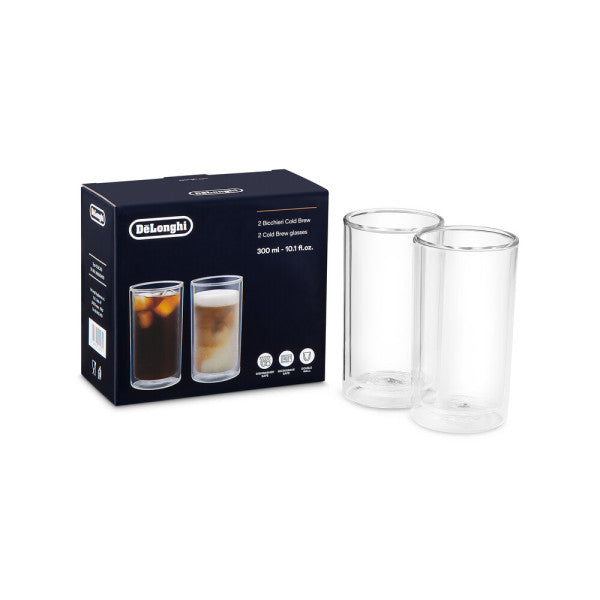 De’Longhi Double-Wall Glasses for Cold Brew Coffee