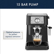 De’Longhi Stilosa Manual Espresso Machine with 15-Bar Pump