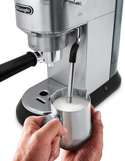 De’Longhi Dedica Arte Manual Espresso Machine with 15-Bar Pump in Stainless Steel – EC885M