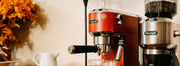De’Longhi Dedica Deluxe Manual Espresso Machine with 15-Bar Pump in Red – EC685R