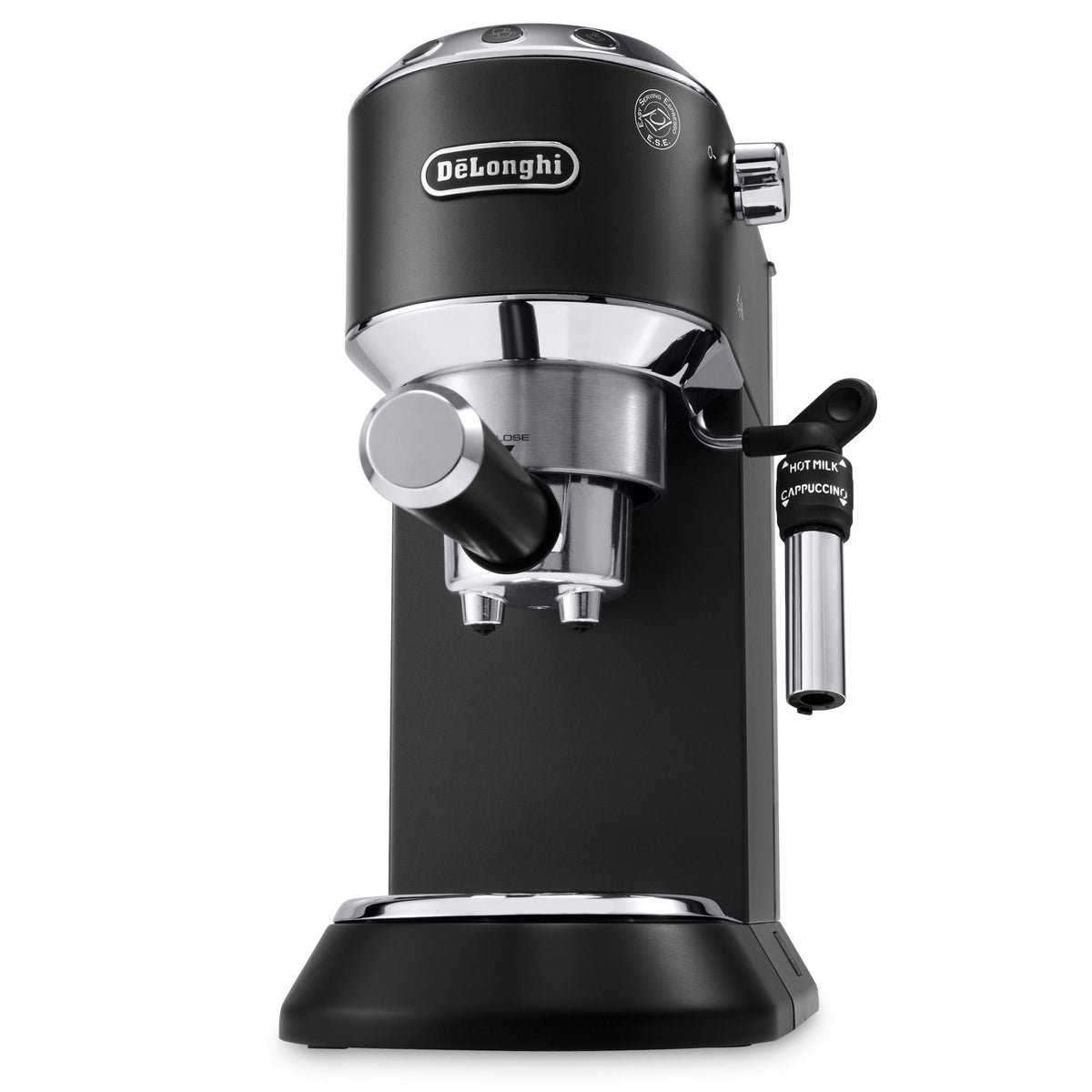 De’Longhi Dedica Deluxe Manual Espresso Machine with 15-Bar Pump in Black – EC685BK