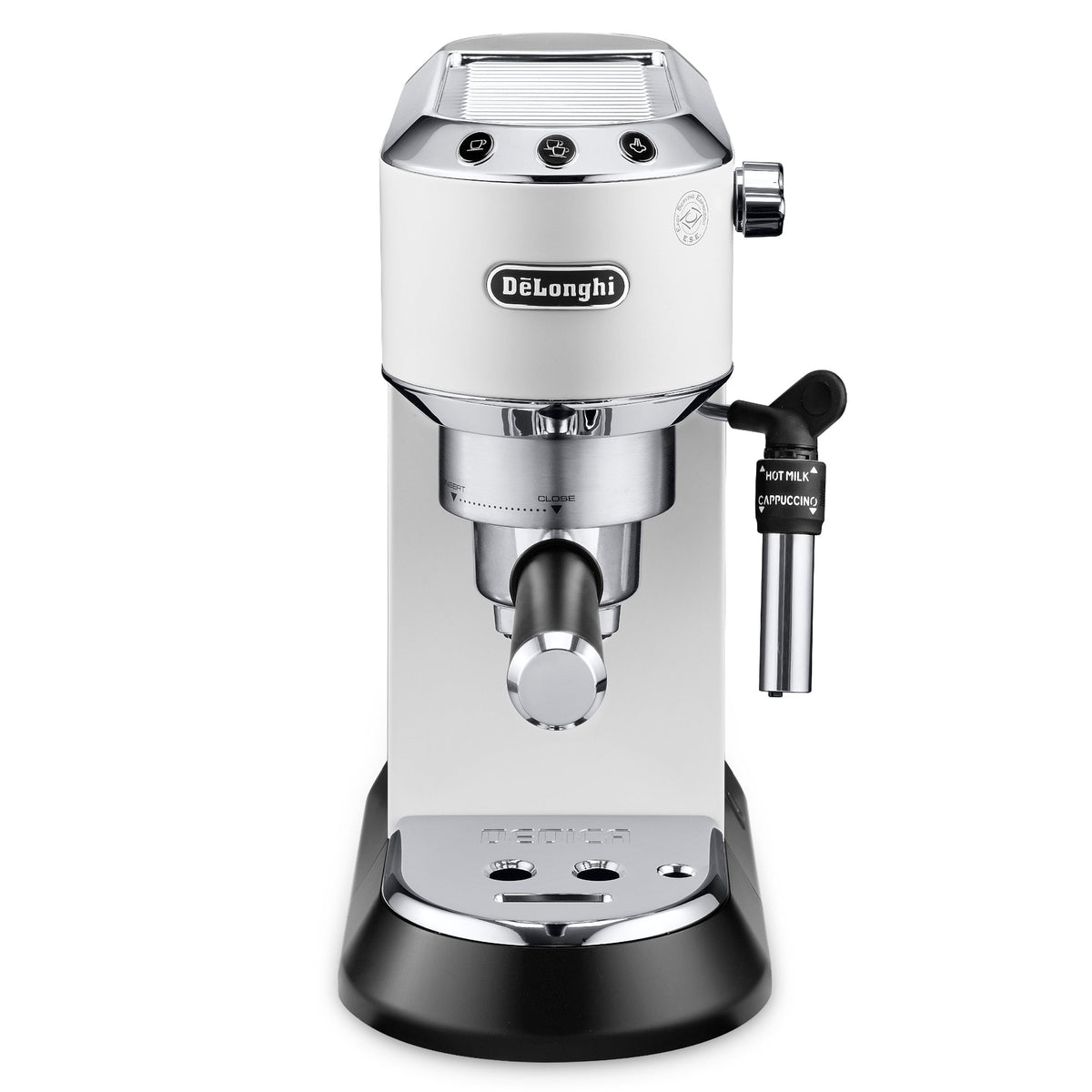 De’Longhi Dedica Deluxe Manual Espresso Machine in White – EC685W