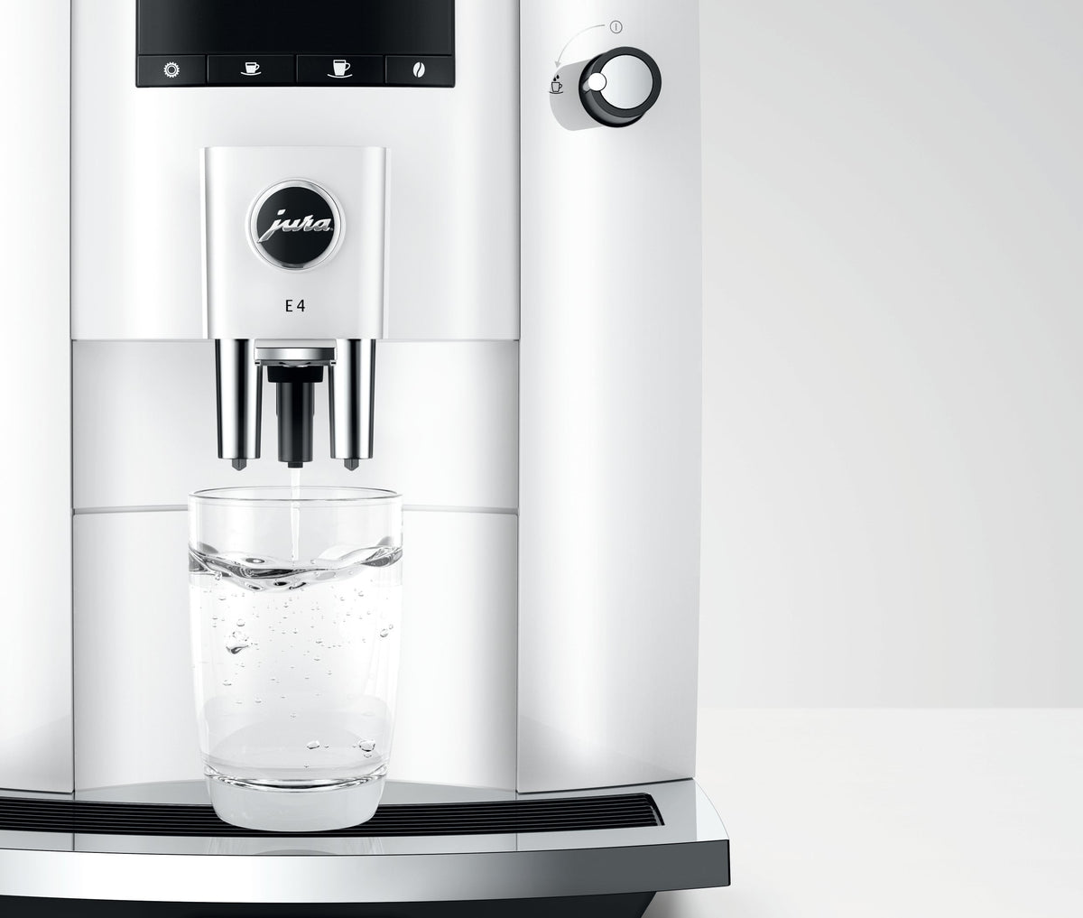JURA E4 Fully Automatic Coffee and Espresso Machine with Professional Aroma Grinder