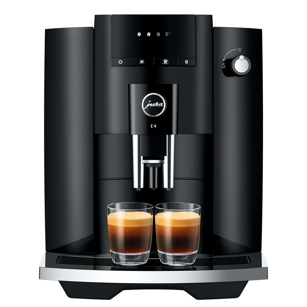 JURA E4 Fully Automatic Coffee and Espresso Machine with Professional Aroma Grinder