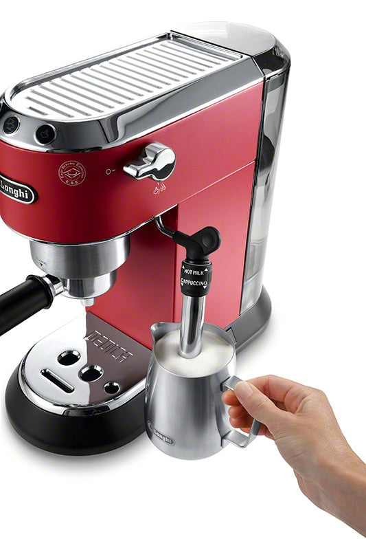 De’Longhi Dedica Deluxe Manual Espresso Machine with 15-Bar Pump in Red – EC685R