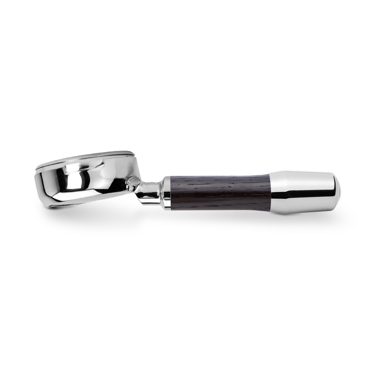 ECM Angled 58mm Bottomless Portafilter with Triple-Shot Basket