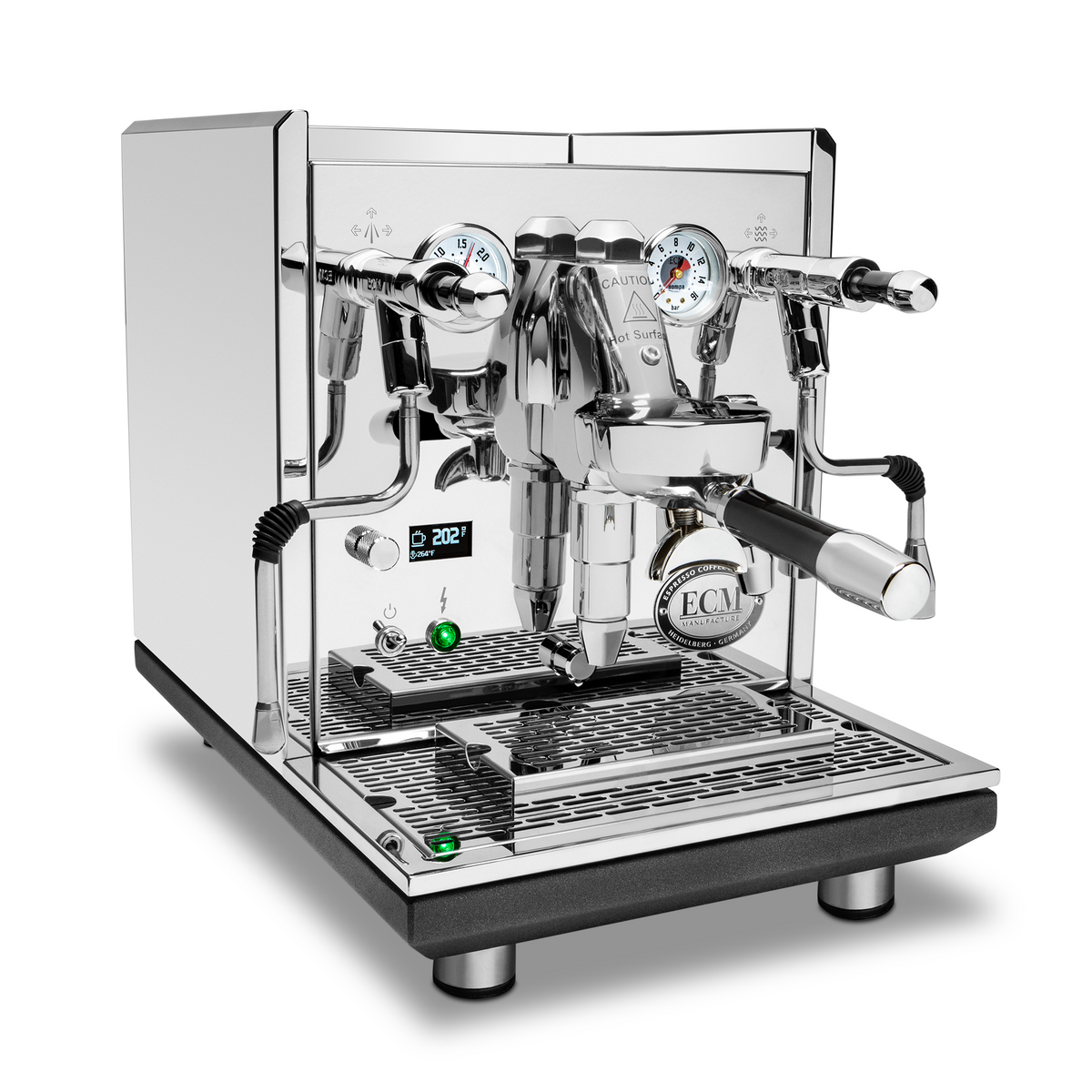 ECM Synchronika II Dual-Boiler Espresso Machine with OLED PID Display