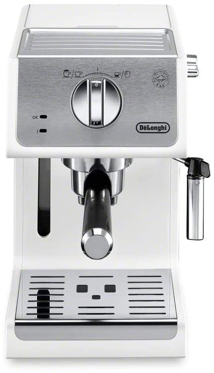 De’Longhi ECP3220W Manual Espresso Machine in White