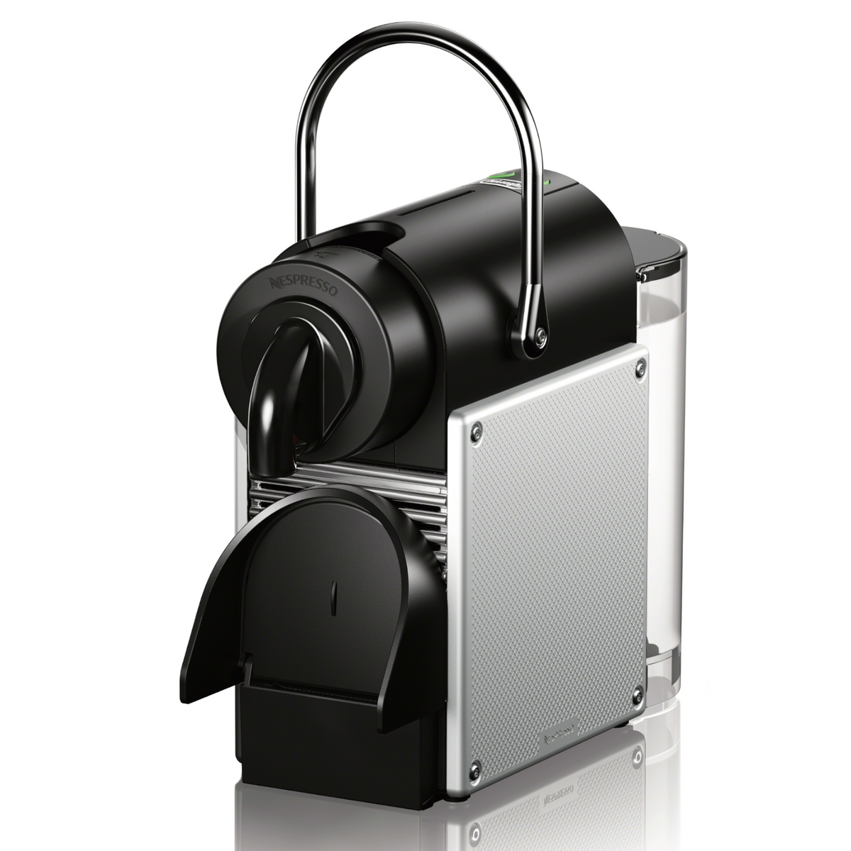 Nespresso by De’Longhi Pixie Capsule Espresso Machine with Aeroccino Milk Frother – Aluminum