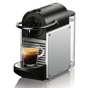 Nespresso by De’Longhi Pixie Capsule Espresso Machine with Aeroccino Milk Frother – Aluminum