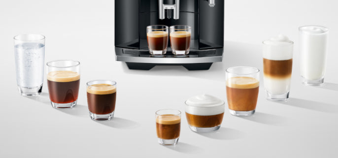 JURA E8 Gen 4 Fully Automatic Espresso Machine with Professional Aroma Grinder 2 and 3.5-Inch Display
