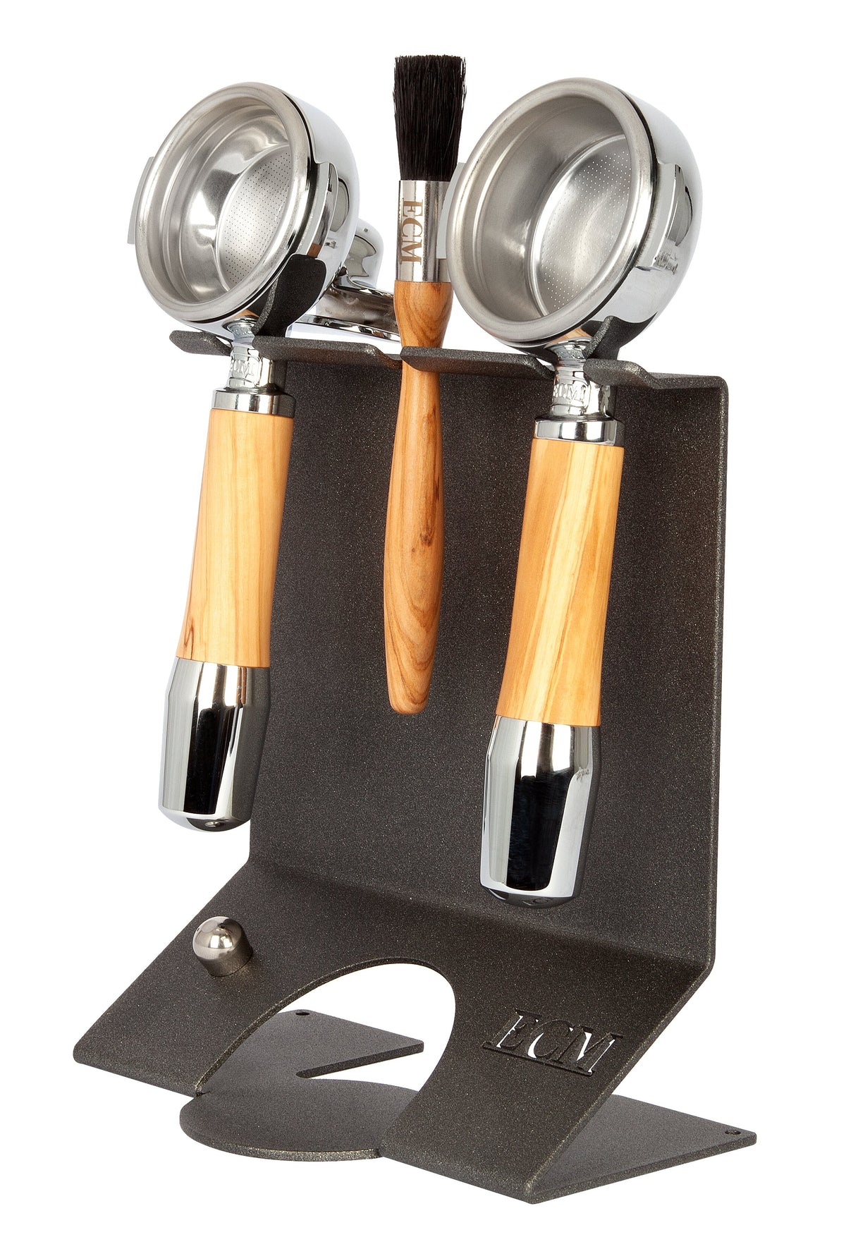 ECM Anthracite Powder-Coated Steel Equipment Holder for Espresso Accessories