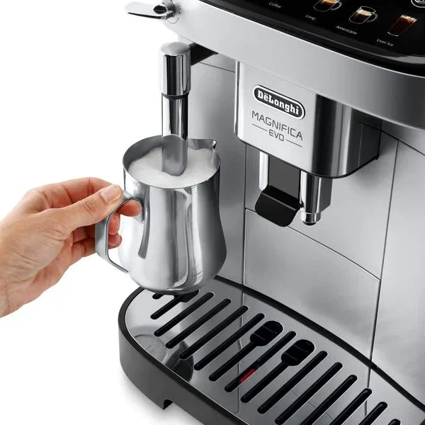 De’Longhi Magnifica Evo Fully Automatic Espresso Machine with LatteCrema Milk System – ECAM29043SB