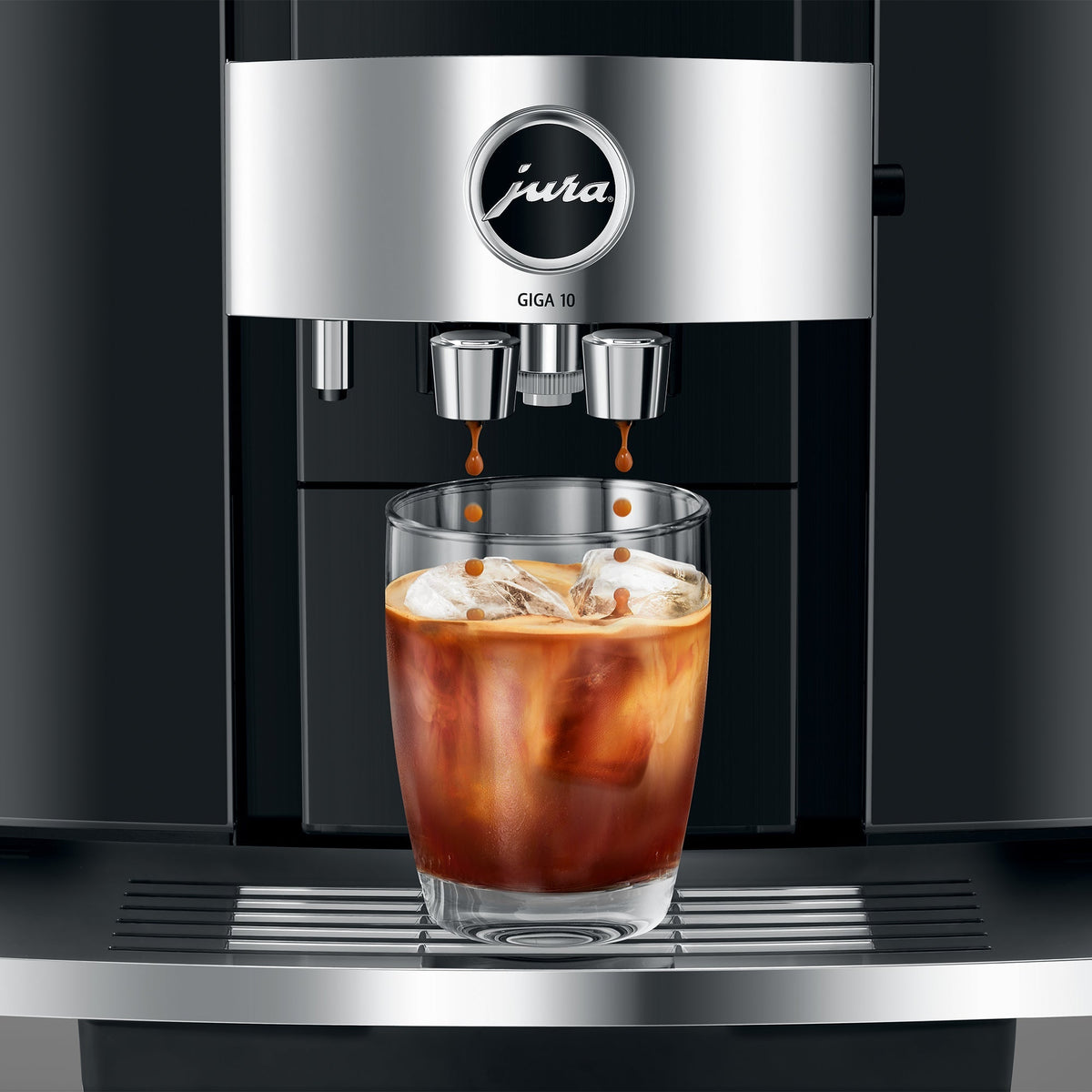 JURA GIGA 10 Fully Automatic Espresso Machine with Dual Ceramic Grinders and Cold Extraction