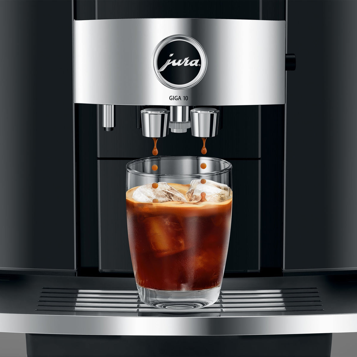 JURA GIGA 10 Fully Automatic Espresso Machine with Dual Ceramic Grinders and Cold Extraction
