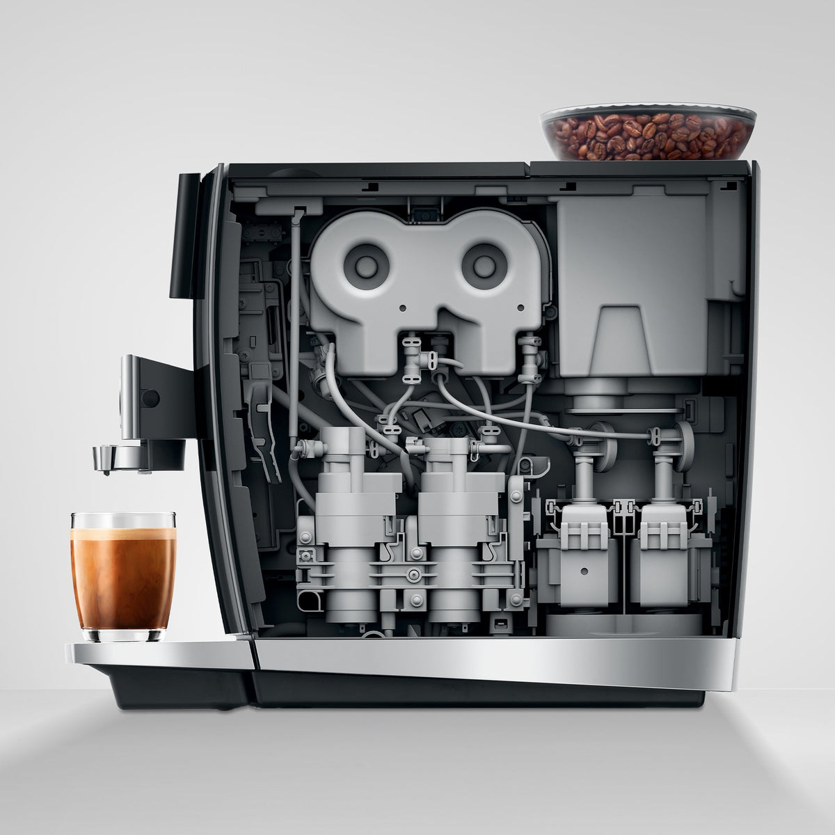 JURA GIGA 10 Fully Automatic Espresso Machine with Dual Ceramic Grinders and Cold Extraction