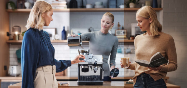 De’Longhi La Specialista Arte Semi-Automatic Espresso Machine with Built-In Grinder – EC9155MB