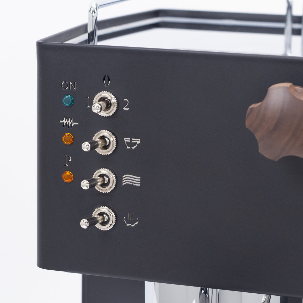 Quick Mill Pippa Single-Boiler Semi-Automatic Espresso Machine in Black