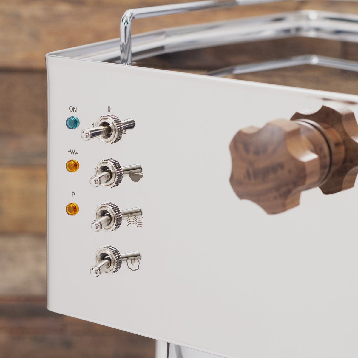 Quick Mill Pippa Single-Boiler Semi-Automatic Espresso Machine in Polished Stainless Steel